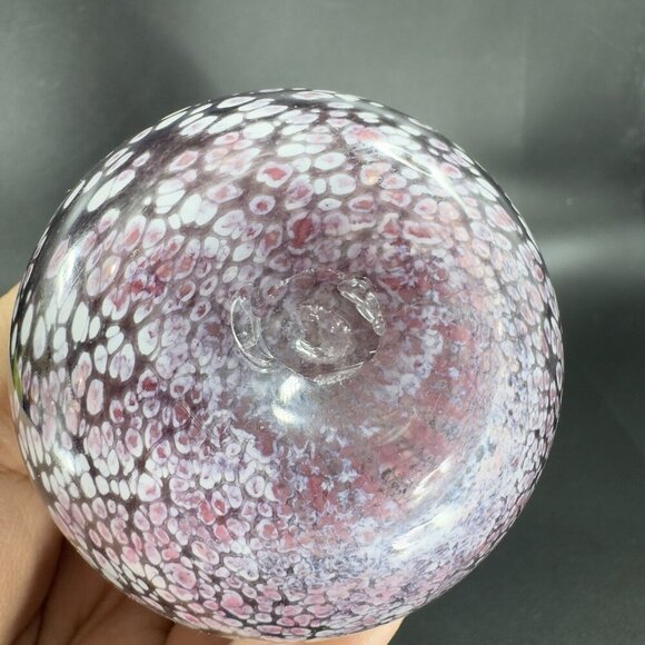 Vintage Hand Blown Art Glass Vase Jack In Pulpit Hand Made Studio Glass Vase VTG - Picture 6 of 16